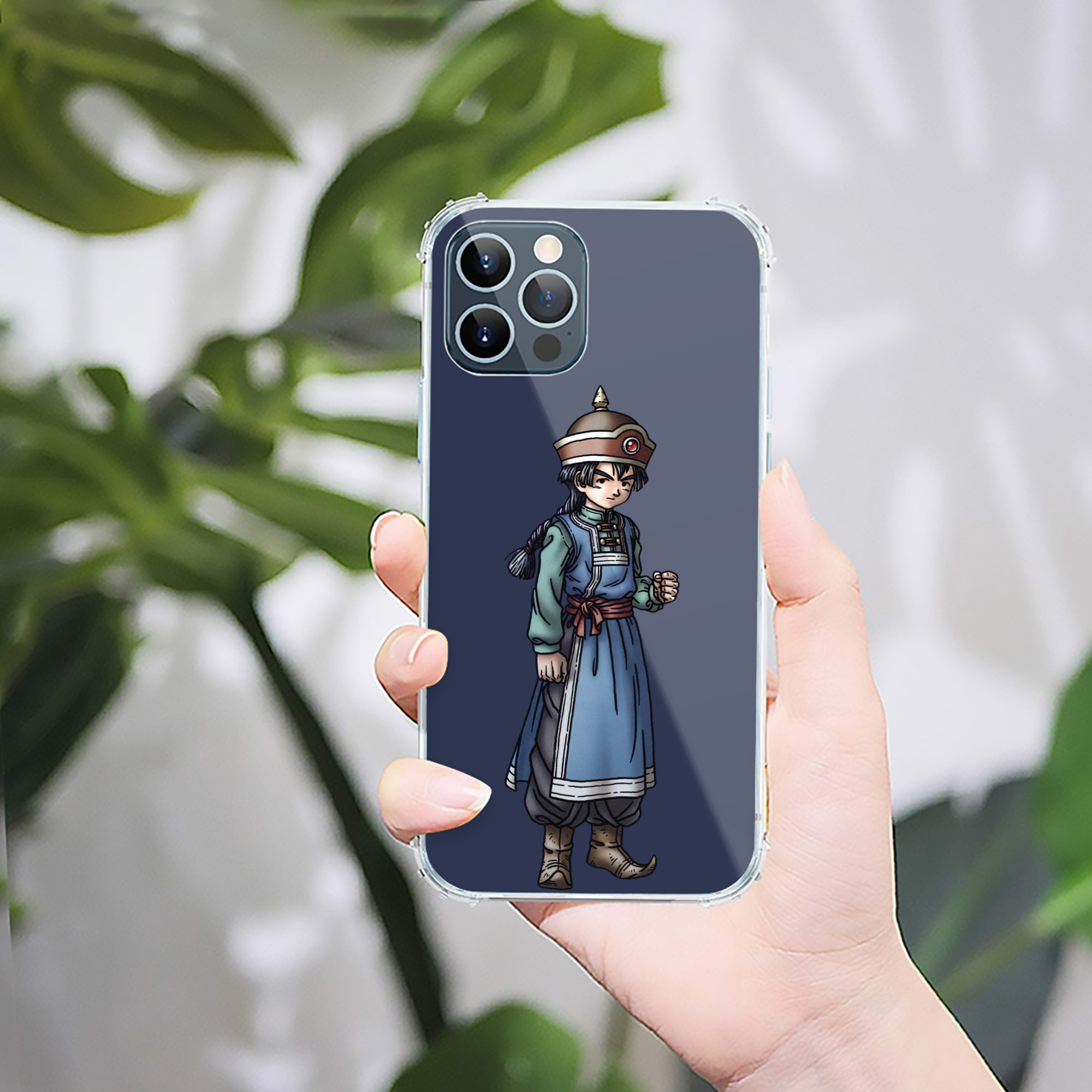 （画像用） ドラゴンクエスト Doragon Kuesuto Dragon Quest 【iPhone 12シリーズ対応】透明スマホケース（クリアソフトケース）